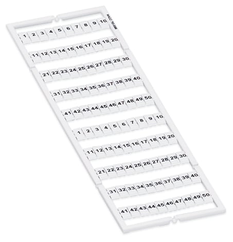 WAGO ELETTRONICA - Scheda di marcatura WMB.come scheda.MARCATO.bianco