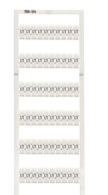 WAGO ELETTRONICA - Scheda di marcatura WMB.come scheda.MARCATO.bianco