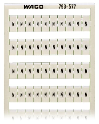 WAGO ELETTRONICA - Scheda di marcatura WMB.come scheda.MARCATO.bianco