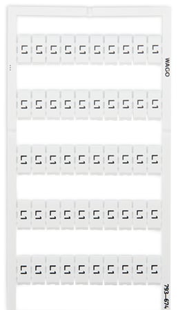 WAGO ELETTRONICA - Scheda di marcatura WMB.come scheda.MARCATO.bianco