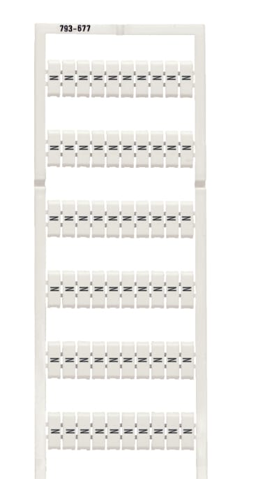 WAGO ELETTRONICA - Scheda di marcatura WMB.come scheda.MARCATO.bianco