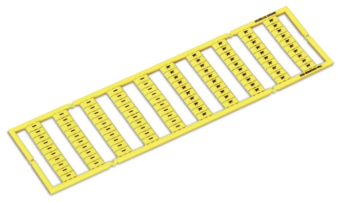 WAGO ELETTRONICA - Scheda di marcatura WMB.come scheda.MARCATO.giallo 794-5553/000-002