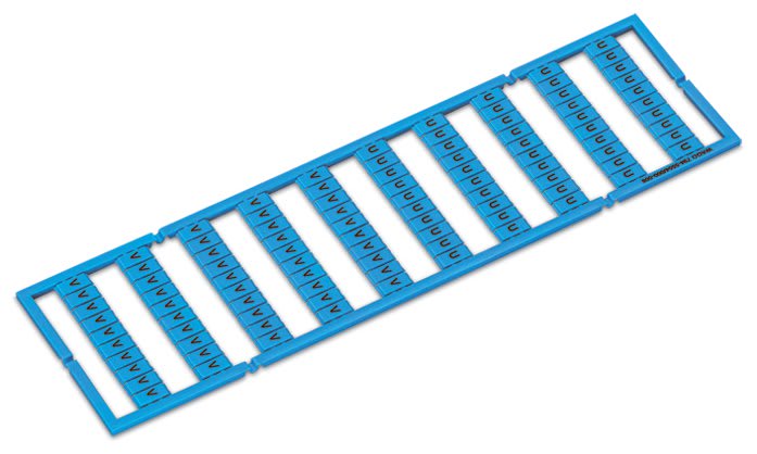 WAGO ELETTRONICA - Scheda di marcatura WMB.come scheda.MARCATO.blu