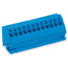 WAGO ELETTRONICA - Morsetto per barra collettrice.per barre collettrici 10 x 3 mm.senza pulsanti.blu