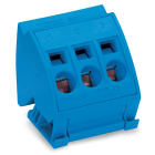 WAGO ELETTRONICA - Morsetto per barra collettrice.per barre collettrici 10 x 3 mm.senza pulsanti.blu 812-114