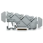 WAGO ELETTRONICA - Supporto barra collettrice isolata.grigio