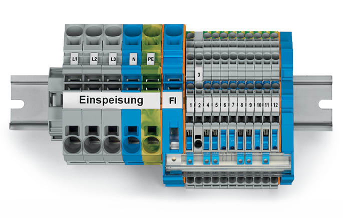 WAGO ELETTRONICA - Set per quadro secondario di distribuzione TOPJOB® S