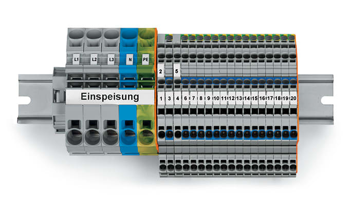 WAGO ELETTRONICA - Set per quadro generale TOPJOB® S FI/LS