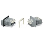 WAGO ELETTRONICA - Morsetto passaparete.leva.Spessore piastra: 3 mm.grigio