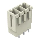 WAGO ELETTRONICA - Connettore maschio THT.Pin a saldare 1,0 x 1,2 mm.dritto.grigio chiaro