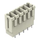 WAGO ELETTRONICA - Connettore maschio THT.Pin a saldare 1,0 x 1,2 mm.dritto.grigio chiaro 831-3605