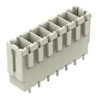 WAGO ELETTRONICA - Connettore maschio THT.Pin a saldare 1,0 x 1,2 mm.dritto.grigio chiaro