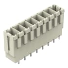 WAGO ELETTRONICA - Connettore maschio THT.Pin a saldare 1,0 x 1,2 mm.dritto.grigio chiaro