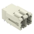 WAGO ELETTRONICA - Connettore maschio THT.Pin a saldare 1,0 x 1,2 mm.angolato.grigio chiaro