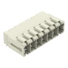 WAGO ELETTRONICA - Connettore maschio THT.Pin a saldare 1,0 x 1,2 mm.angolato.grigio chiaro