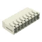 WAGO ELETTRONICA - Connettore maschio THT.Pin a saldare 1,0 x 1,2 mm.angolato.grigio chiaro