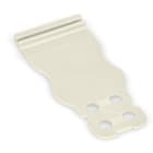 WAGO ELETTRONICA - Piastrina antistrappo.per connettori maschio e femmina.larghezza 30 mm.grigio chiaro 831-505