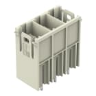WAGO ELETTRONICA - Connettore maschio THT.Pin a saldare 1,2 x 1,2 mm.dritto.grigio chiaro