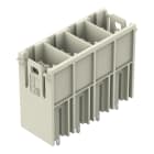 WAGO ELETTRONICA - Connettore maschio THT.Pin a saldare 1,2 x 1,2 mm.dritto.grigio chiaro 832-3604
