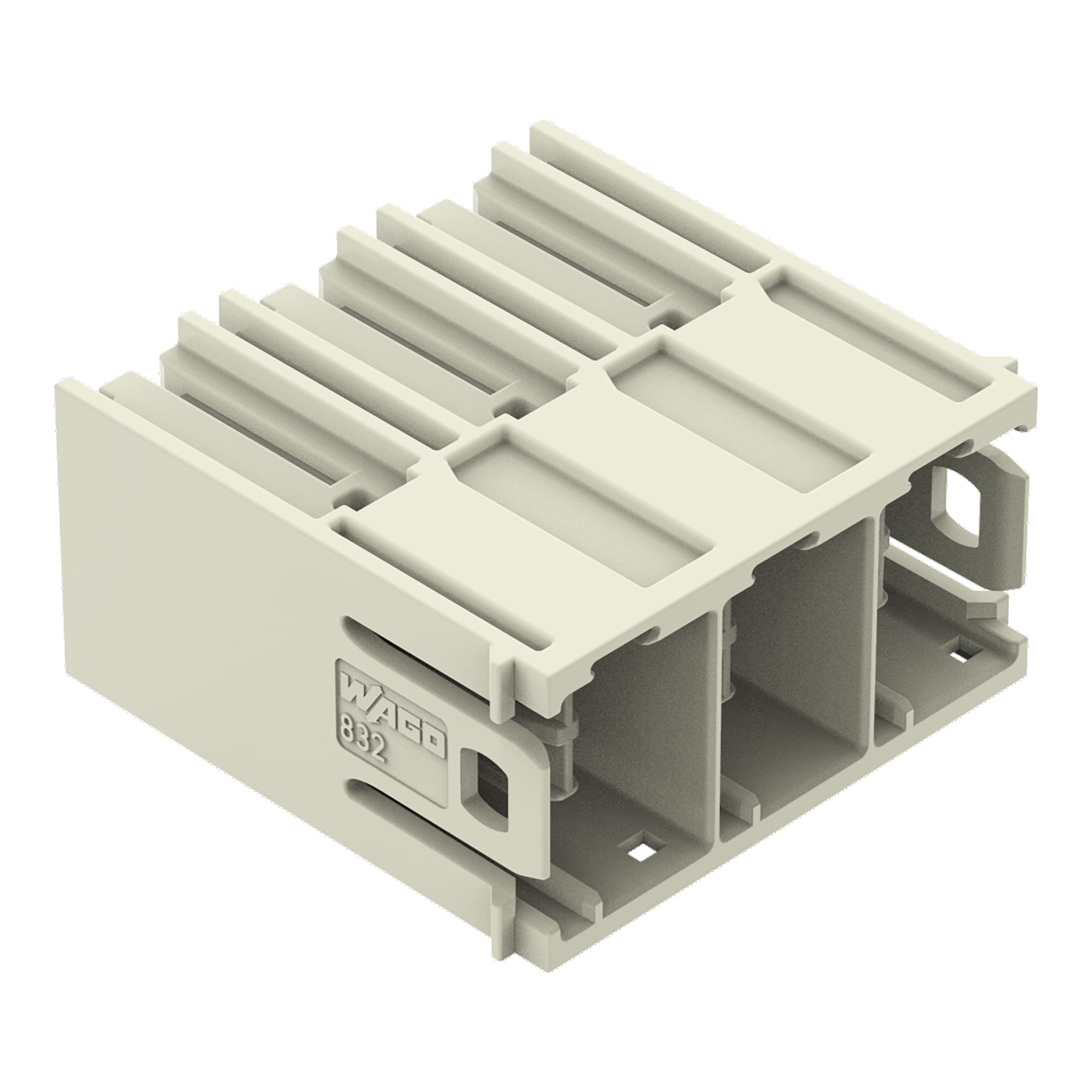 WAGO ELETTRONICA - Connettore maschio THT.Pin a saldare 1,2 x 1,2 mm.angolato.grigio chiaro