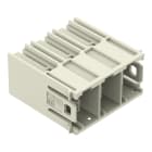 WAGO ELETTRONICA - Connettore maschio THT.Pin a saldare 1,2 x 1,2 mm.angolato.grigio chiaro