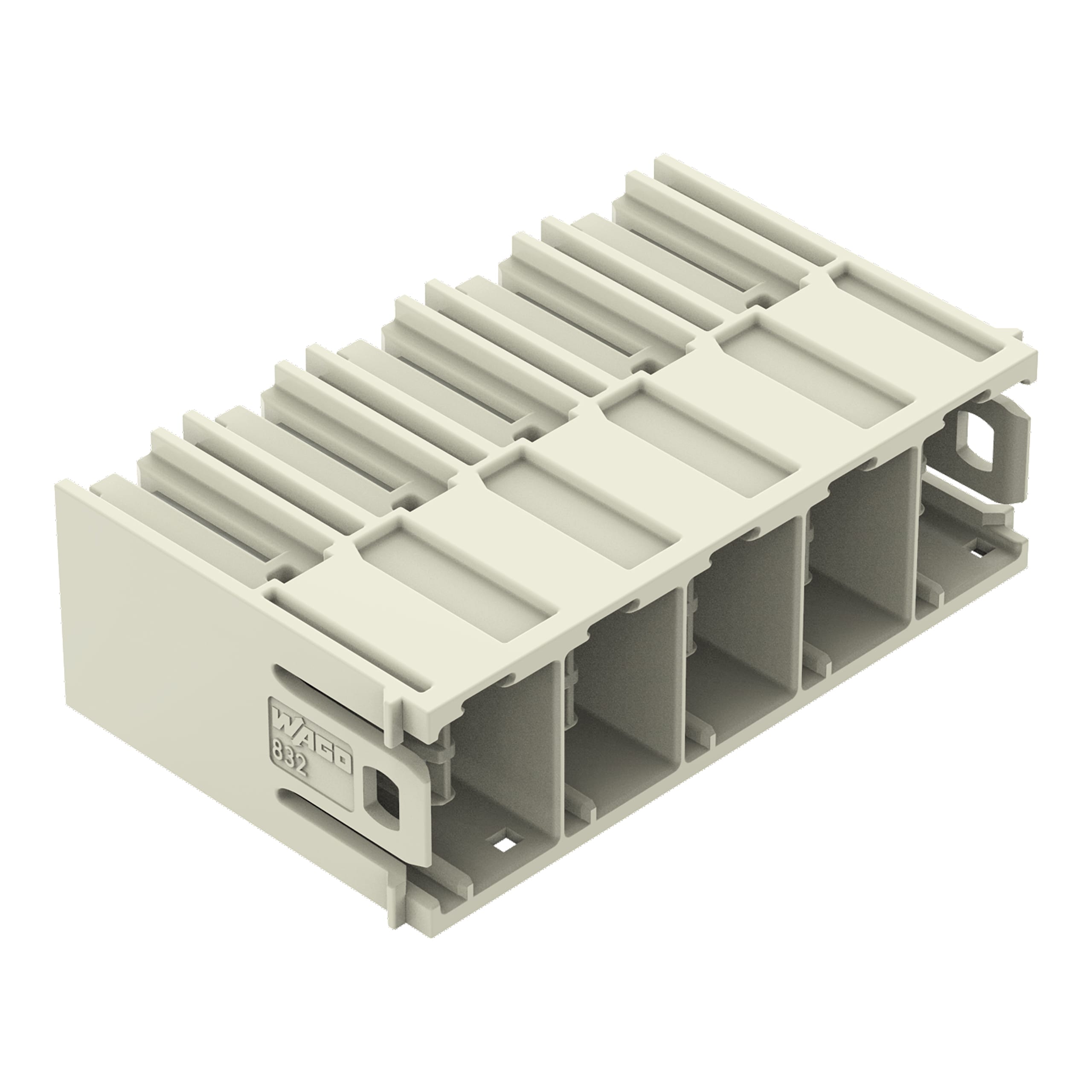 WAGO ELETTRONICA - Connettore maschio THT.Pin a saldare 1,2 x 1,2 mm.angolato.grigio chiaro