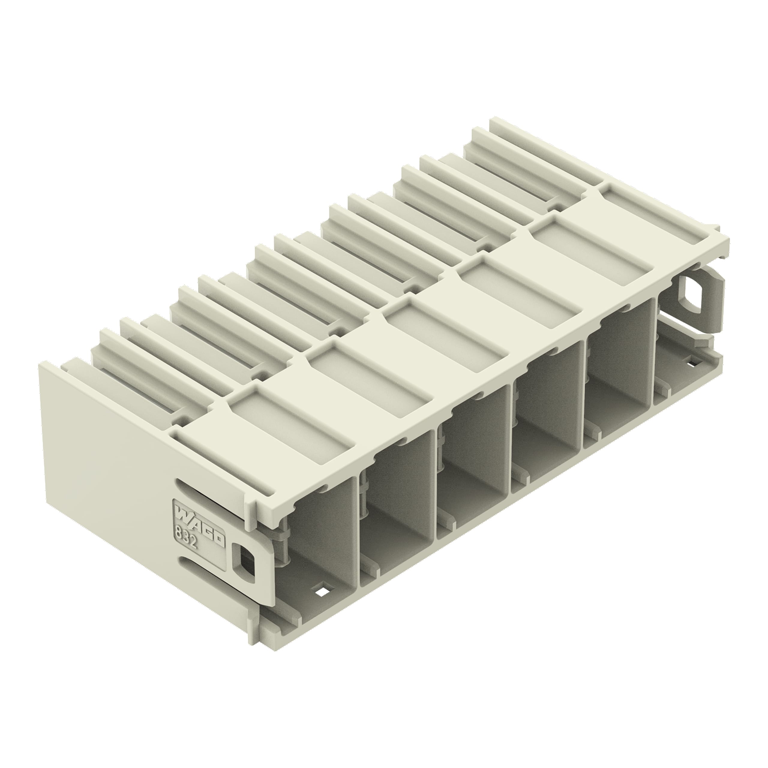 WAGO ELETTRONICA - Connettore maschio THT.Pin a saldare 1,2 x 1,2 mm.angolato.grigio chiaro