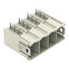 WAGO ELETTRONICA - Connettore maschio THT.Pin a saldare 1,2 x 1,2 mm.angolato.grigio chiaro