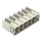 WAGO ELETTRONICA - Connettore maschio THT.Pin a saldare 1,2 x 1,2 mm.angolato.grigio chiaro