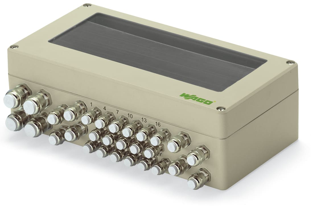 WAGO ELETTRONICA - Scatola IP65.Alluminio (RAL 7032).LxAxP (320x100x160 mm)
