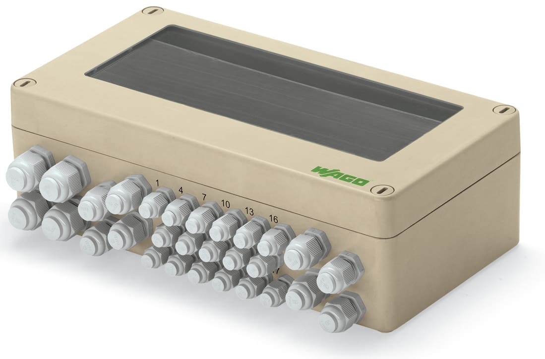 WAGO ELETTRONICA - Scatola IP65.Poliestere (RAL 7032).LxAxP (324x100x164 mm)