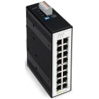 WAGO ELETTRONICA - Switch industriale.16 Porte 1000Base-T.Ampio intervallo di temperatura.nero metallizzato