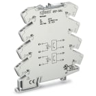 WAGO ELETTRONICA - Modulo optoaccoppiatore.2 porte.Tensione nominale di ingresso: 24 V DC.grigio chiaro