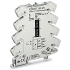 WAGO ELETTRONICA - Trasduttore del segnale di temperatura per termocoppie.Segnale uscita di tensione e di corrente.Configurazione mediante software.grigio chiaro