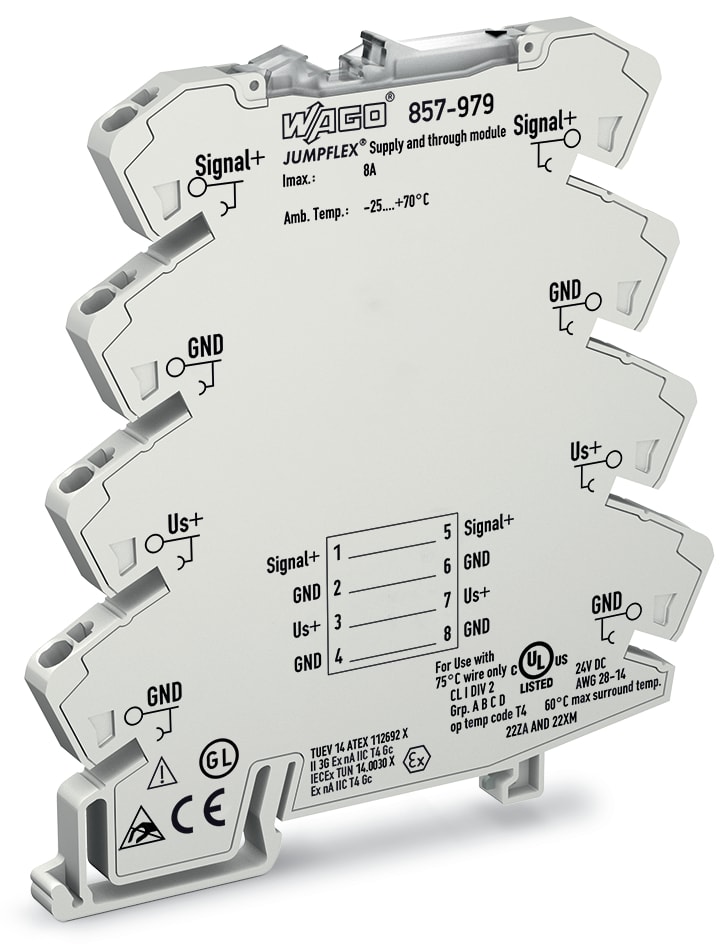 WAGO ELETTRONICA - Moduli di alimentazione e passanti