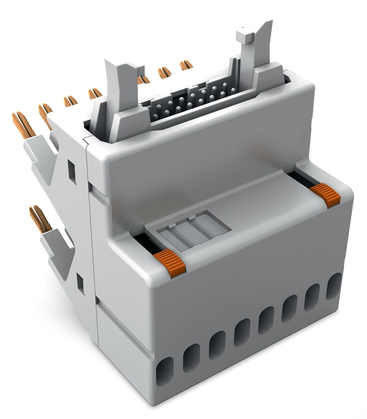 WAGO ELETTRONICA - Adattatore interfaccia.16 poli.analogico