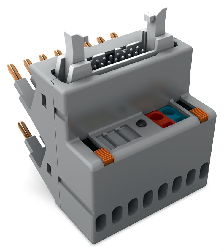 WAGO ELETTRONICA - Adattatore interfaccia.14 poli.Uscita con commutazione del positivo 857-982