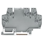 WAGO ELETTRONICA - Custodia vuota a innesto modulare universale come morsetto per montaggio su guida.grigio 859-110