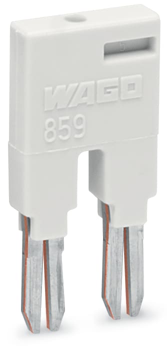 WAGO ELETTRONICA - Ponticello.per slot per ponticello.2 poli.grigio chiaro