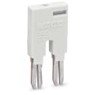 WAGO ELETTRONICA - Ponticello.per slot per ponticello.2 poli.grigio chiaro