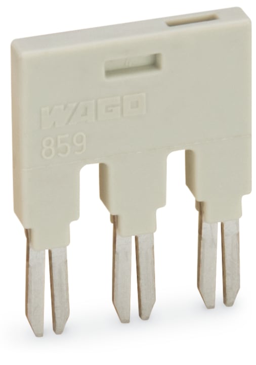 WAGO ELETTRONICA - Ponticello.per slot per ponticello.3 poli.grigio chiaro