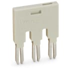 WAGO ELETTRONICA - Ponticello.per slot per ponticello.3 poli.grigio chiaro