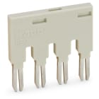 WAGO ELETTRONICA - Ponticello.per slot per ponticello.4 poli.grigio chiaro