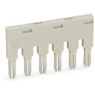 WAGO ELETTRONICA - Ponticello.per slot per ponticello.6 poli.grigio chiaro 859-406