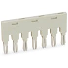WAGO ELETTRONICA - Ponticello.per slot per ponticello.7 poli.grigio chiaro
