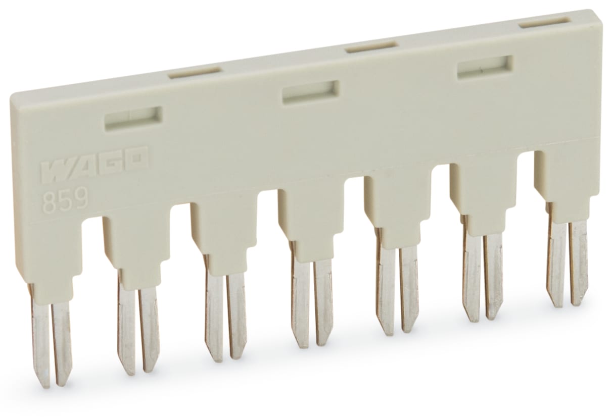 WAGO ELETTRONICA - Ponticello.per slot per ponticello.7 poli.grigio chiaro