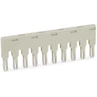 WAGO ELETTRONICA - Ponticello.per slot per ponticello.10 poli.grigio chiaro 859-410