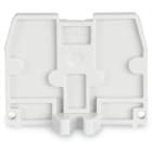 WAGO ELETTRONICA - Piastra terminale.con flangia di fissaggio M3.spessore 2,5 mm.grigio chiaro