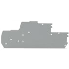 WAGO ELETTRONICA - Piastra terminale e intermedia.spessore 1 mm.grigio