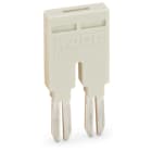 WAGO ELETTRONICA - Ponticello.2 poli.isolato.grigio chiaro